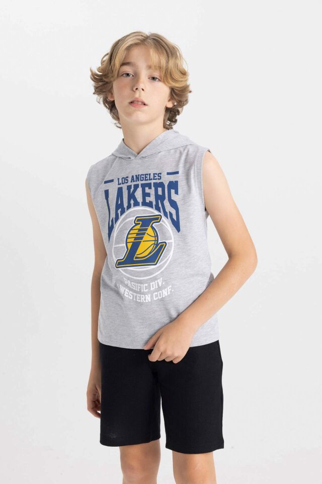 Erkek Çocuk NBA Los Angeles Lakers Kapüşonlu Atlet