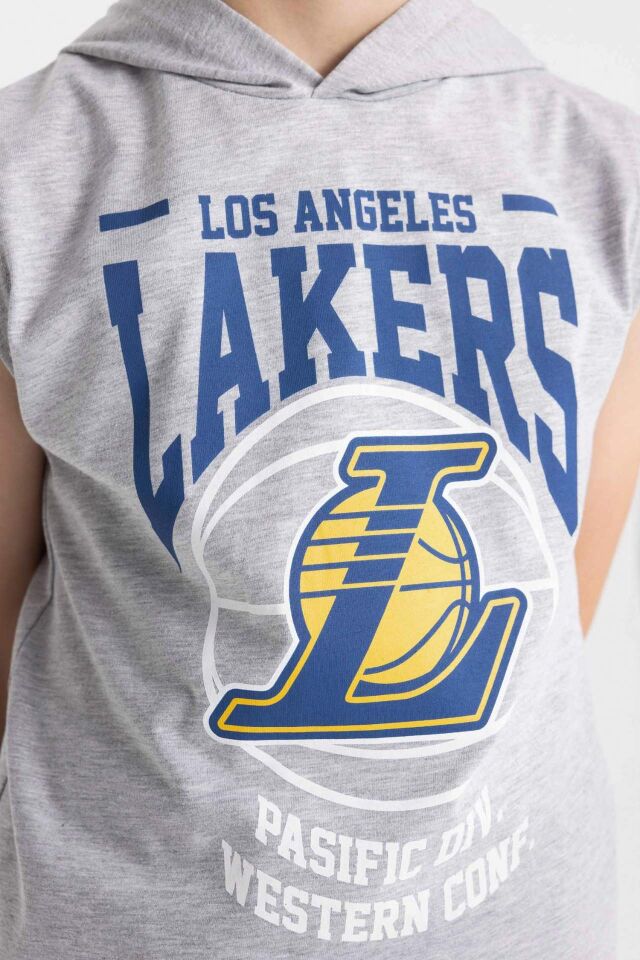 Erkek Çocuk NBA Los Angeles Lakers Kapüşonlu Atlet