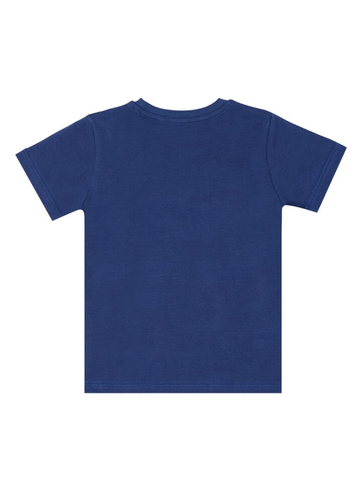 Space Erkek Çocuk T-shirt Denim Şort Takım 4 Y - Lacivert