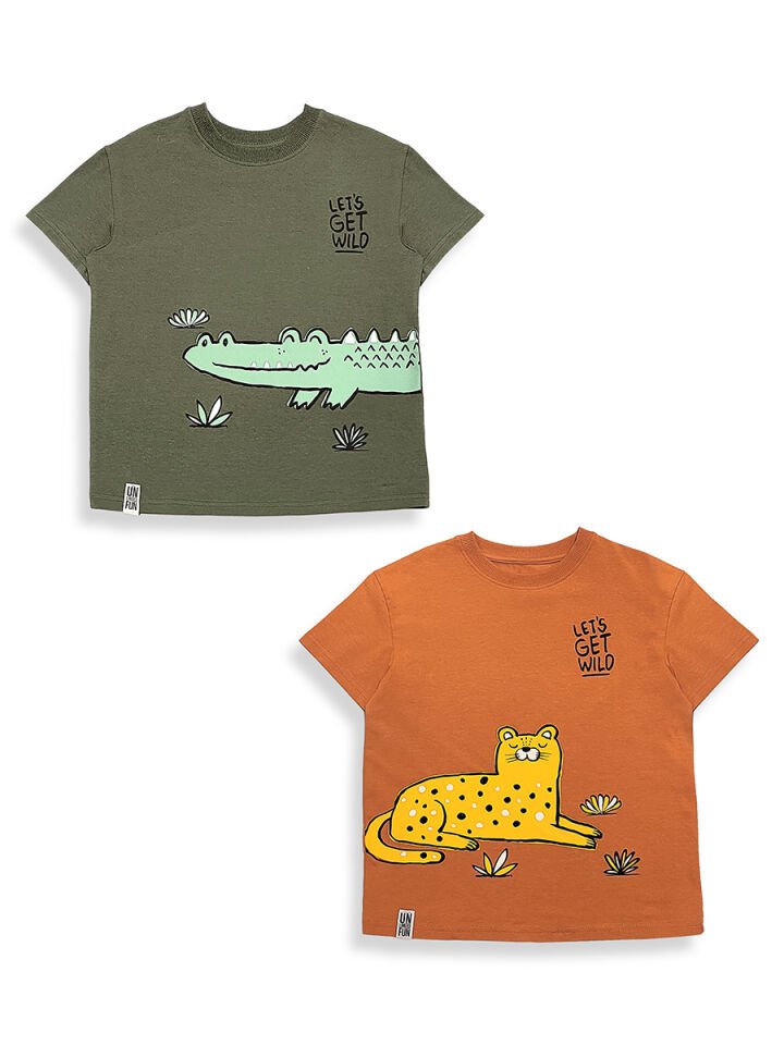 2'li Paket Erkek Çocuk T-shirt 2Y - Çok Renkli