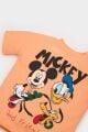 Erkek Bebek Disney Mickey & Minnie 2'li Takım Kısa Kollu Tişört Beli Lastikli Şort