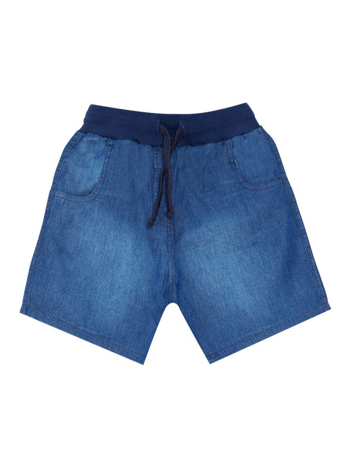 Space Erkek Çocuk T-shirt Denim Şort Takım 7 Y - Lacivert