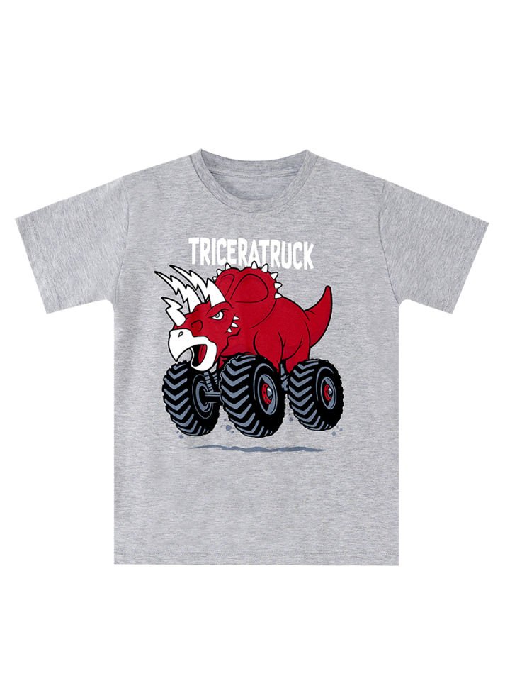 Triceratruck Erkek Çocuk T-shirt  Şort Takım