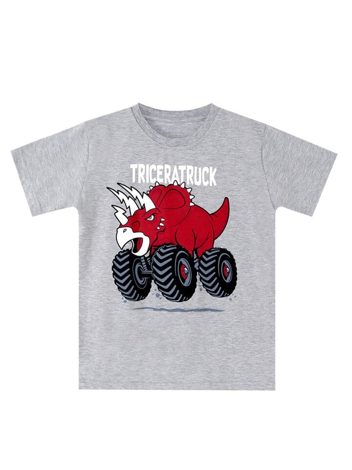 Triceratruck Erkek Çocuk T-shirt  Şort Takım