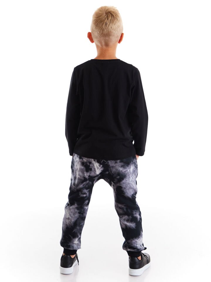 Rock Tiger Erkek Çocuk T-shirt Pantolon Takım 8 Y - Siyah