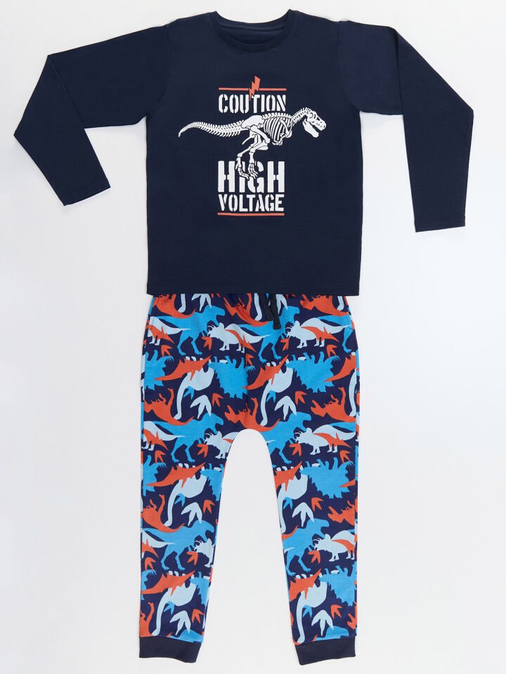 High Voltage Erkek Çocuk T-shirt Pantolon Takım