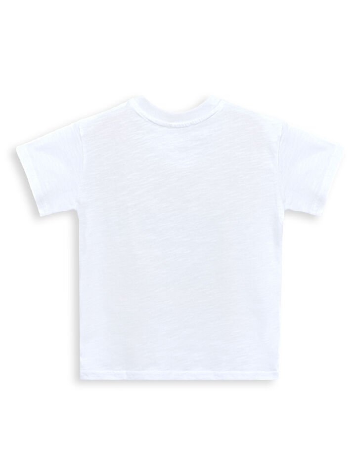 Tropik Erkek Çocuk T-shirt Şort Takım 5Y - Beyaz
