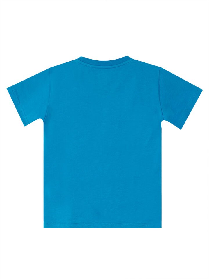 Astronot Erkek Çocuk T-shirt Kapri Şort Takım 6 Y - Mavi