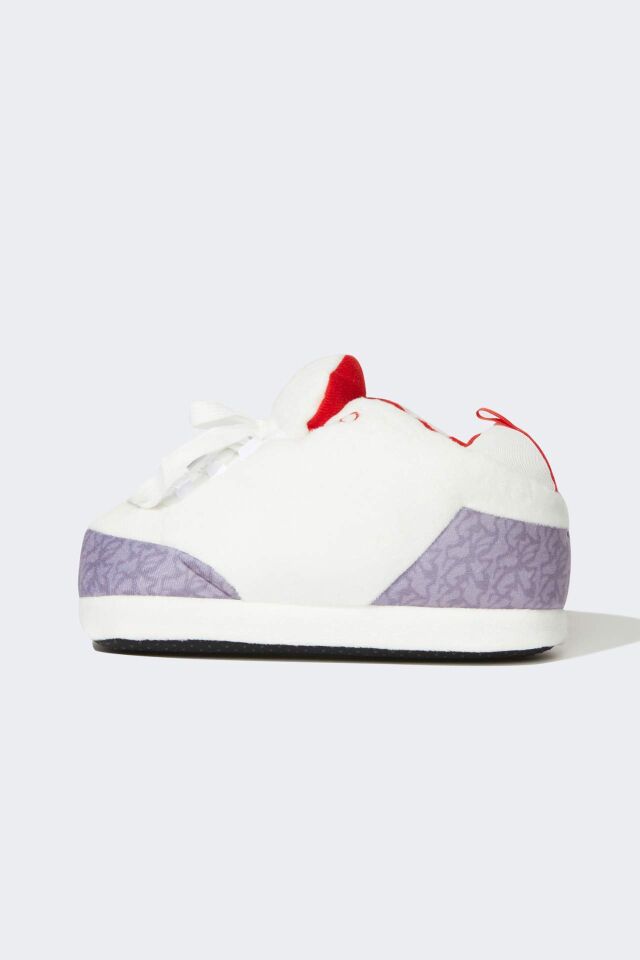 Erkek Çocuk Sneaker Görünümlü Pelüş Panduf