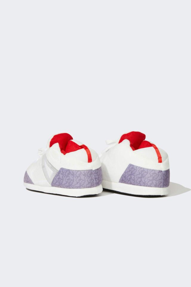 Erkek Çocuk Sneaker Görünümlü Pelüş Panduf