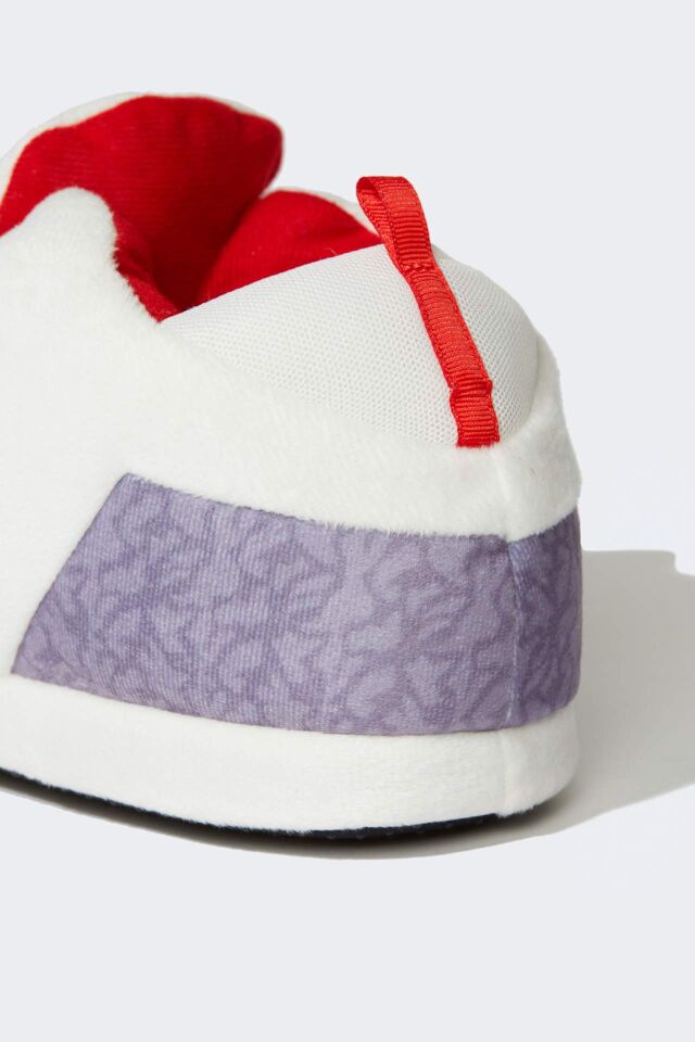 Erkek Çocuk Sneaker Görünümlü Pelüş Panduf