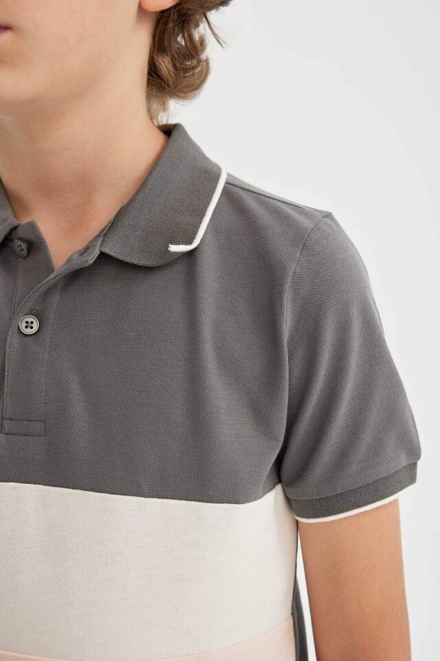 Erkek Çocuk Pike Kısa Kollu Polo Tişört