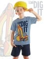 Kepçe İşte Erkek Çocuk T-shirt Şort Takım