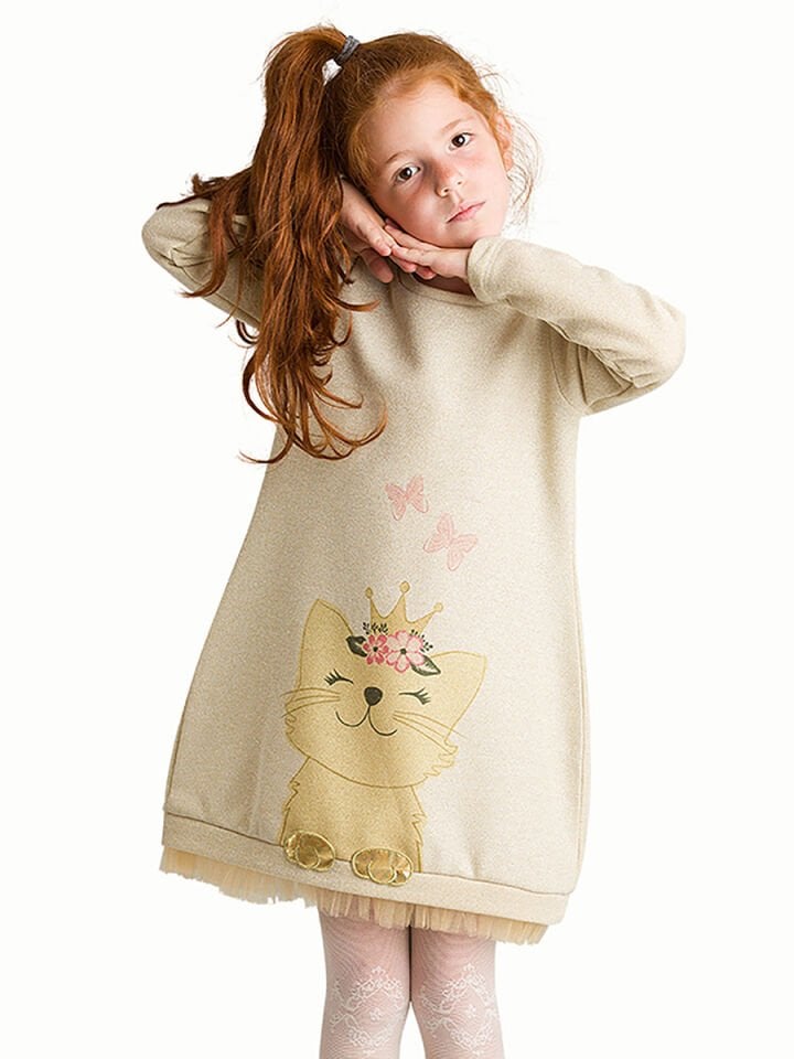 Cat Dream Kız Çocuk Elbise