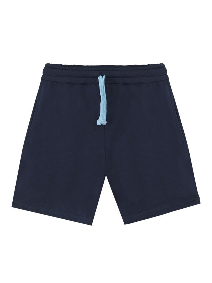 Kepçe İşte Erkek Çocuk T-shirt Şort Takım 4 Y - Mavi