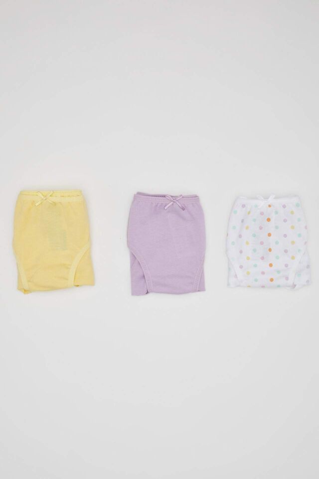 Kız Çocuk Pamuklu 3'lü Slip Külot