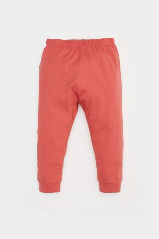 Erkek Bebek Pijama Takımı Araç Baskılı Uzun Kollu Penye Üst Beli Lastikli Uzun Alt